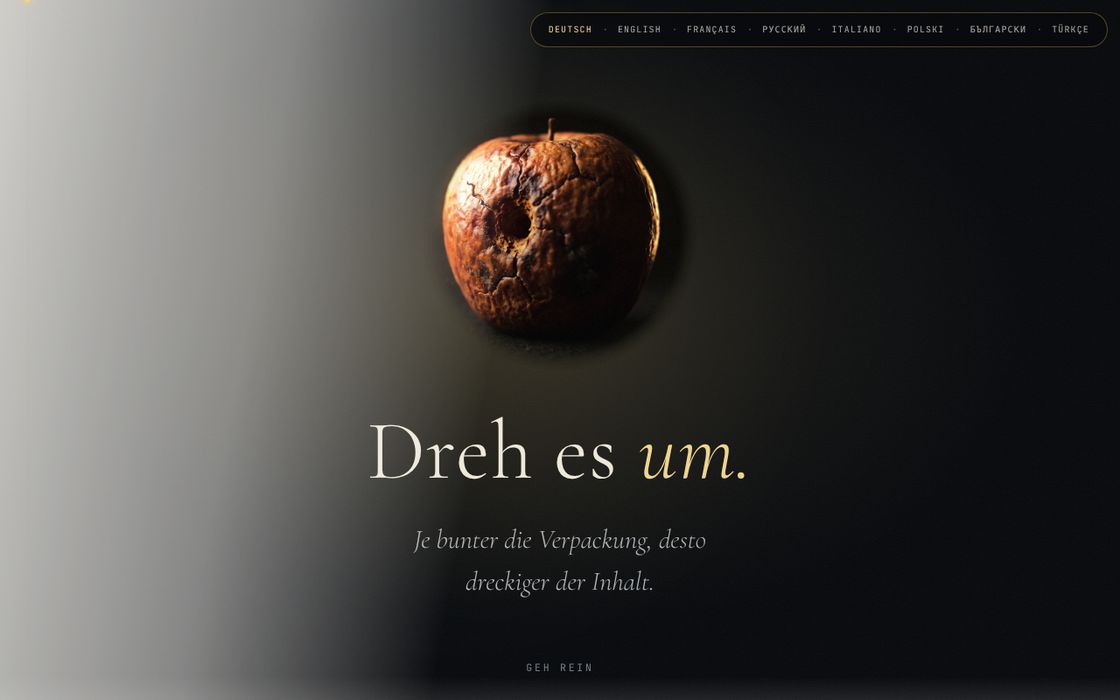 Startseite von dreh-es-um.de am Rechner